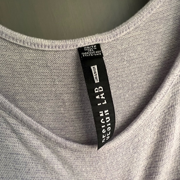 Design Lab - Knit/Lace/Chiffon Sleeveless Top (XS) - Picture 3 of 3